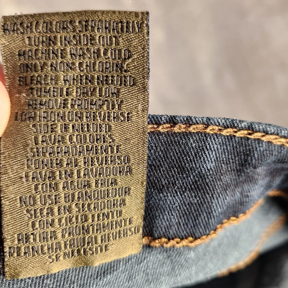 Urban Star Jeans Mens 36x32‎ Dark Wash Excellent Straight Leg Stretch Denim
